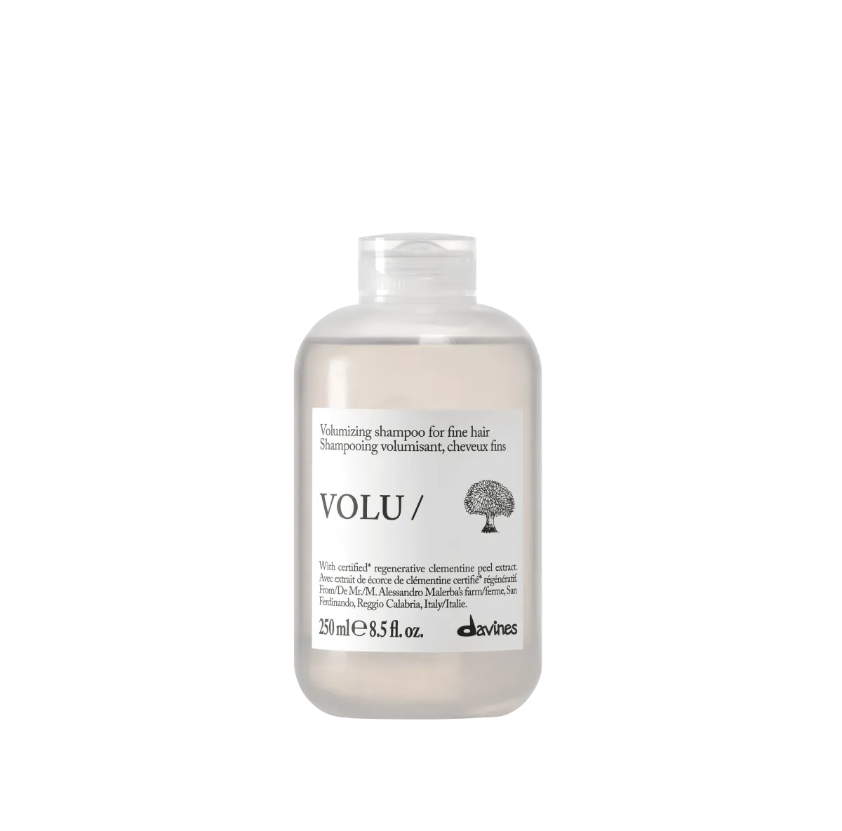 DAVINES VOLU apimtį didinantis šampūnas 250ml
