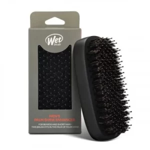 Men's Palm Shine Enhancer Brush barzdos ir trumpų plaukų šepetys vyrams 1 vnt.
