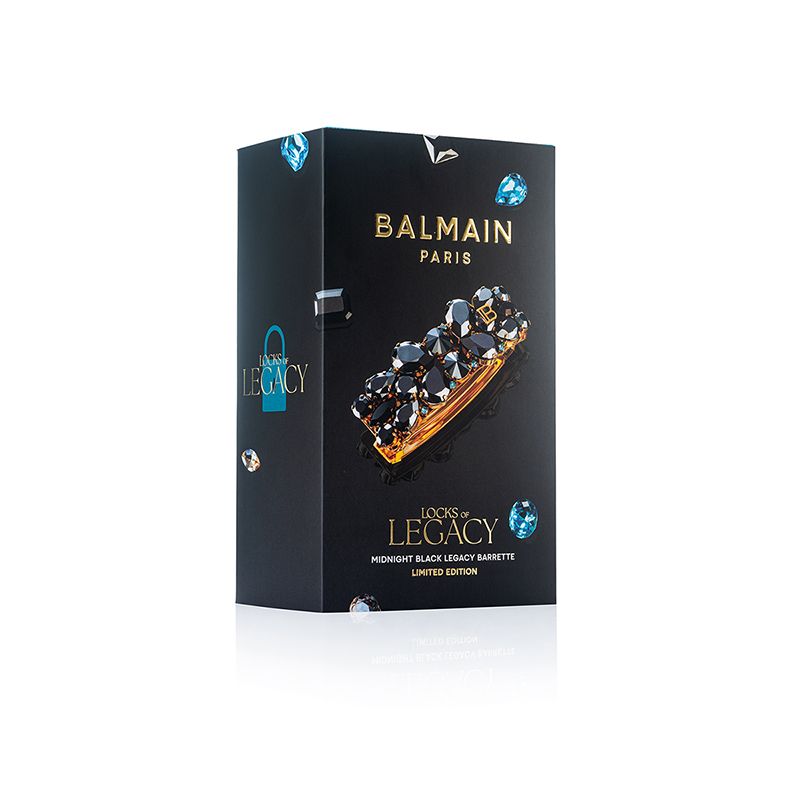BALMAIN HAIR Locks of Legacy plaukų segtukas / Midnight Black Legacy Clip - Image 3