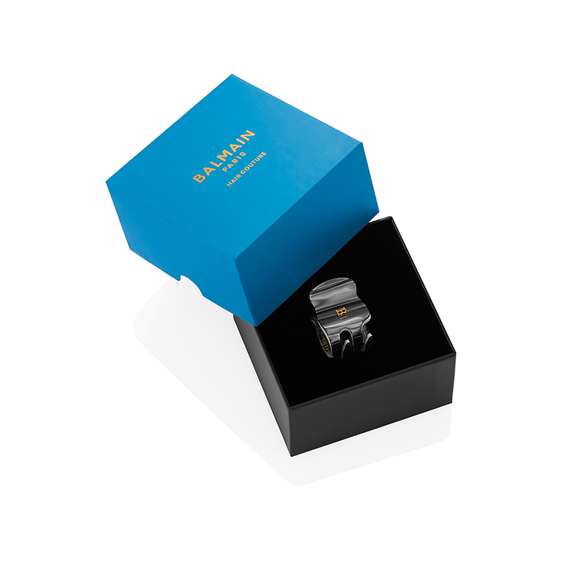 BALMAIN HAIR Locks of Legacy plaukų segtukas / Pince à Cheveux Midnight Black Extra Small - Image 2