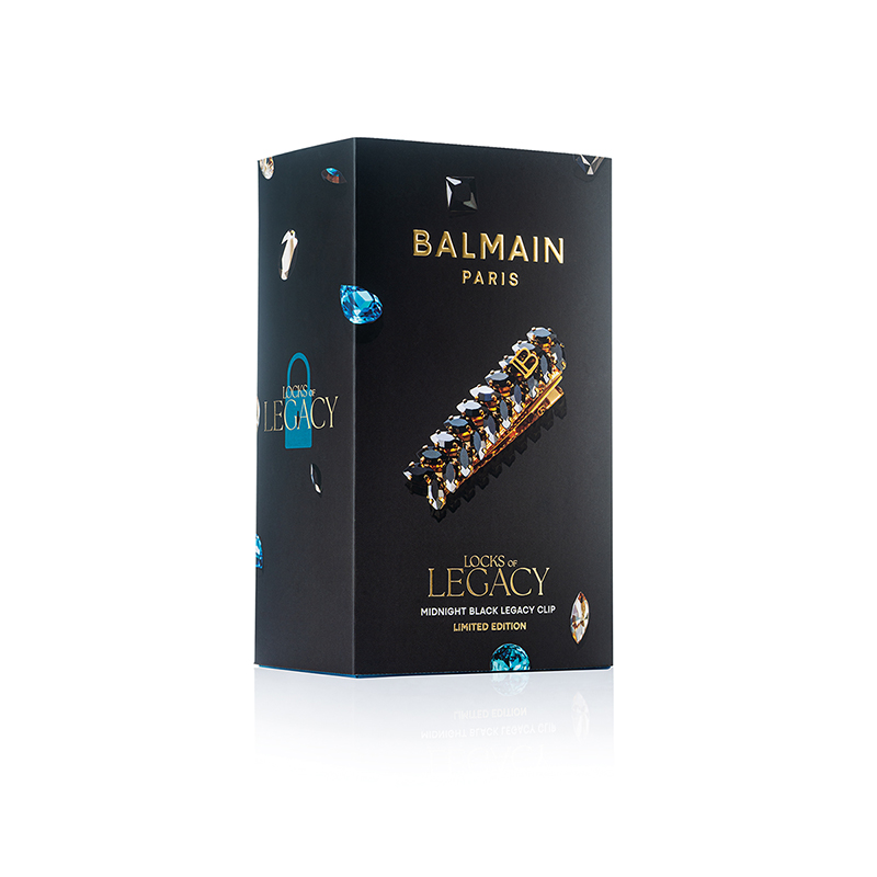 BALMAIN HAIR Locks of Legacy plaukų segtukas / Midnight Black Crown Barrette - Image 2