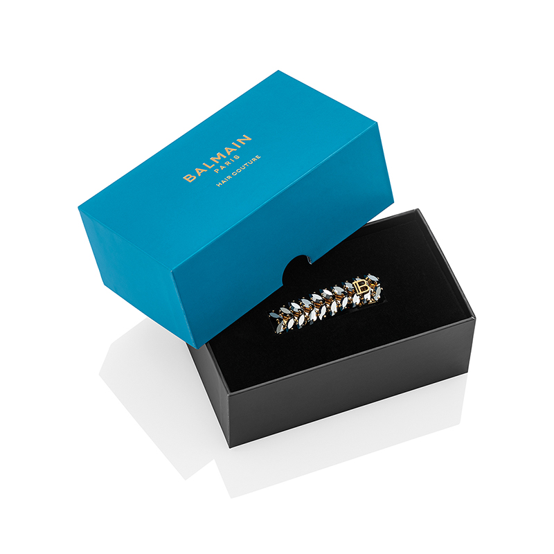 BALMAIN HAIR Locks of Legacy plaukų segtukas / Midnight Black Crown Barrette - Image 4